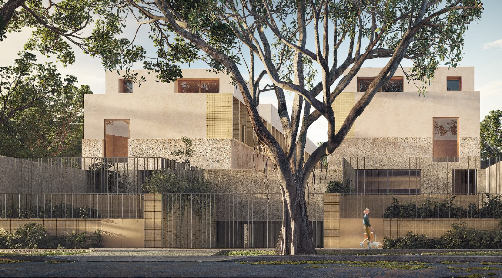 DOCEDOCE — render arquitectónico exterior